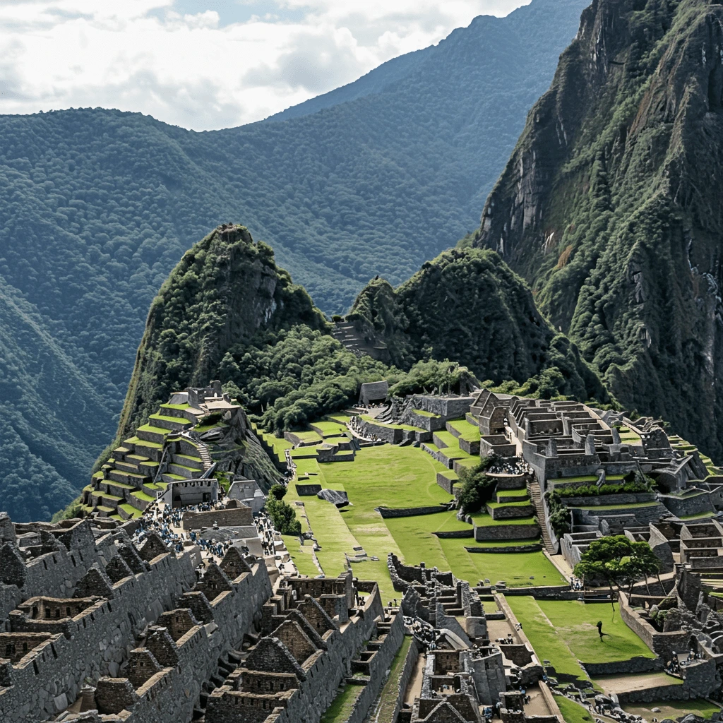 A scenic view of a picturesque location in Peru, showcasing its unique natural and cultural beauty.