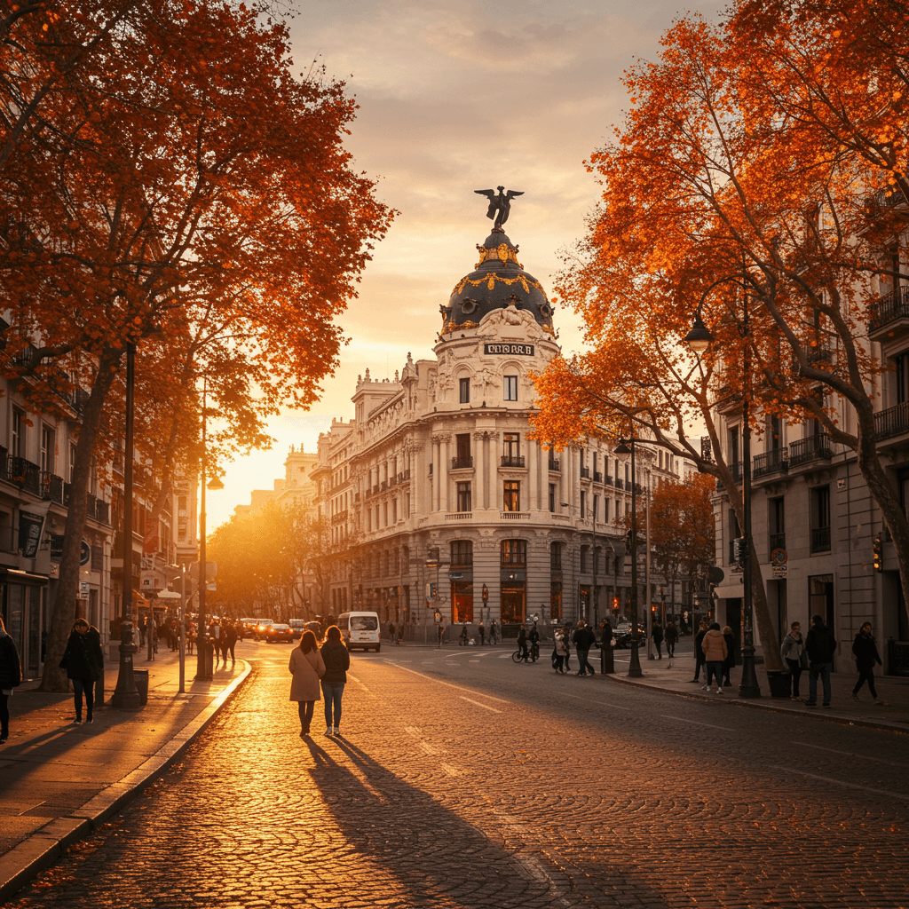 Experience Spain at its Best in Autumn, showcasing vibrant fall foliage and scenic landscapes.